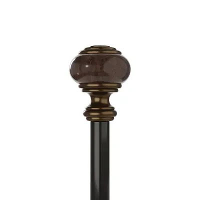 Umbra Marble Knob 1 Adjustable Curtain Rod