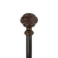 Umbra Marble Knob 1 Adjustable Curtain Rod