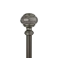 Umbra Marble Knob 1 Adjustable Curtain Rod