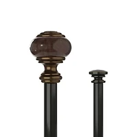 Umbra Marble Knob Double Curtain Rod