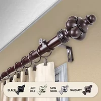 Rod Desyne Terra 1" Adjustable Curtain