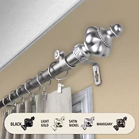 Rod Desyne Terra 1" Adjustable Curtain