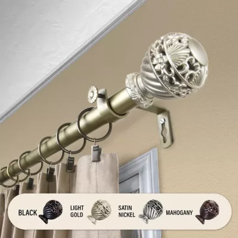 Lanette 1" Adjustable Curtain Rod