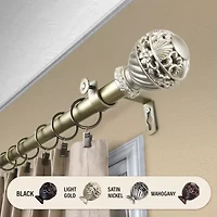 Lanette 1" Adjustable Curtain Rod