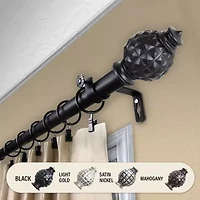 Rod Desyne Opal 1" Adjustable Curtain