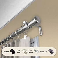Rod Desyne Rosen 1" Adjustable Curtain