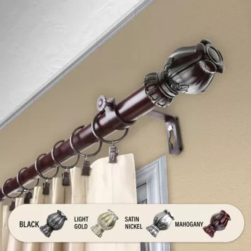 Rod Desyne Regent 1" Adjustable Curtain
