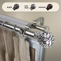 Rod Desyne Rosy Double Curtain