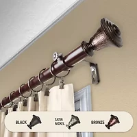 Rod Desyne Kingsley 1 Adjustable Curtain