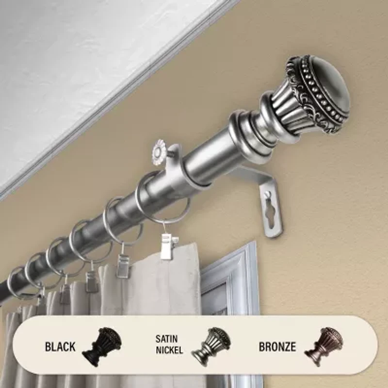 Rod Desyne Chance 1 Adjustable Curtain