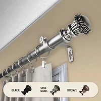 Rod Desyne Chance 1 Adjustable Curtain