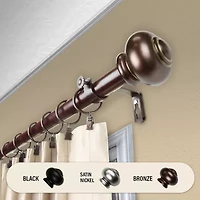 Rod Desyne Rotunda 1 Adjustable Curtain