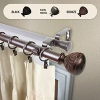 Rod Desyne Braided Double Curtain