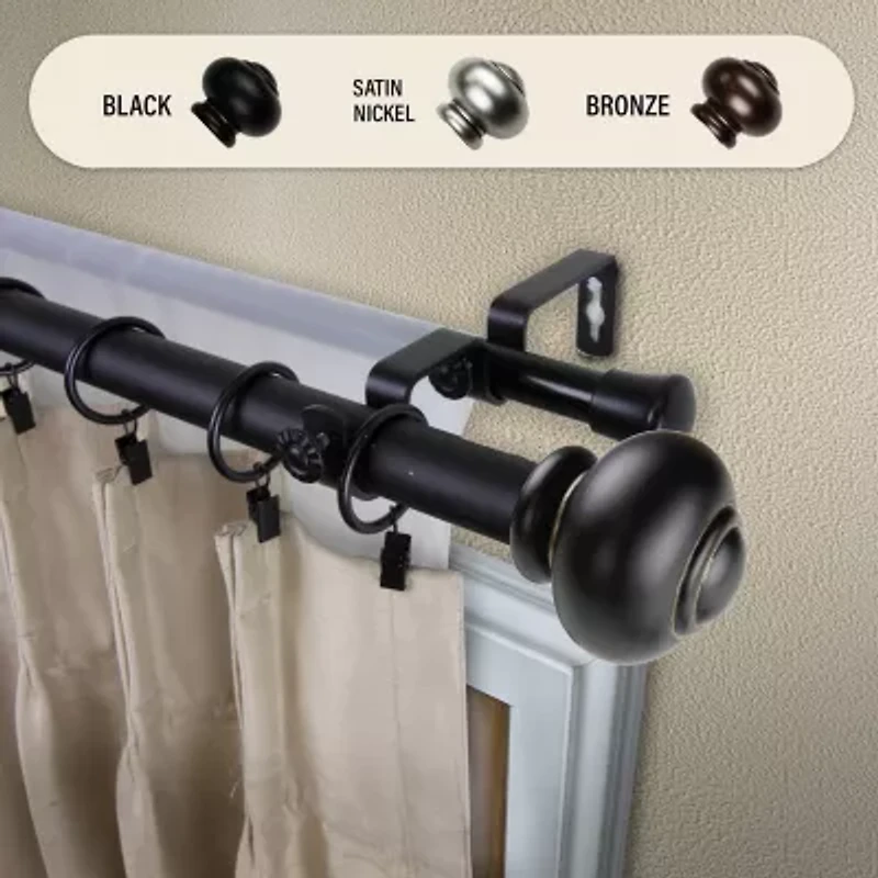 Rod Desyne Rotunda Double Curtain