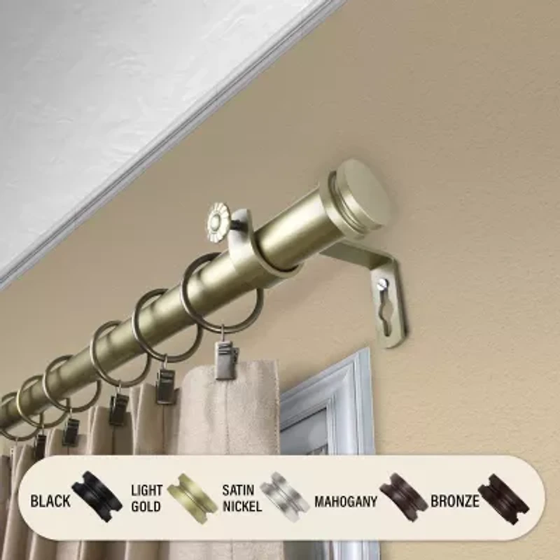 Rod Desyne Bun 1 Adjustable Curtain