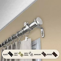 Rod Desyne Bun 1 Adjustable Curtain