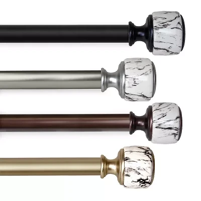 Rod Desyne Josephine 1 Adjustable Curtain