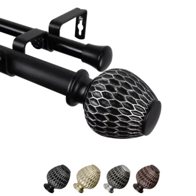 Rod Desyne Ashwin Double Curtain