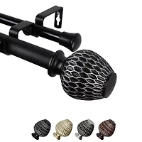 Rod Desyne Ashwin Double Curtain