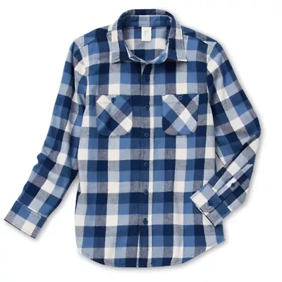 Thereabouts Little & Big Kid Boys Long Sleeve Regular Fit Flannel Shirt
