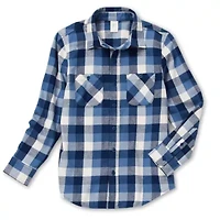 Thereabouts Little & Big Kid Boys Long Sleeve Regular Fit Flannel Shirt