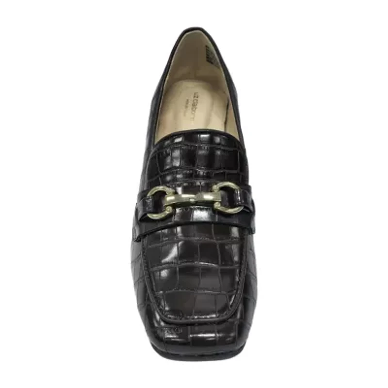 Liz Claiborne Mallard Womens Square Closed Toe Loafers