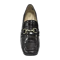 Liz Claiborne Mallard Womens Square Closed Toe Loafers