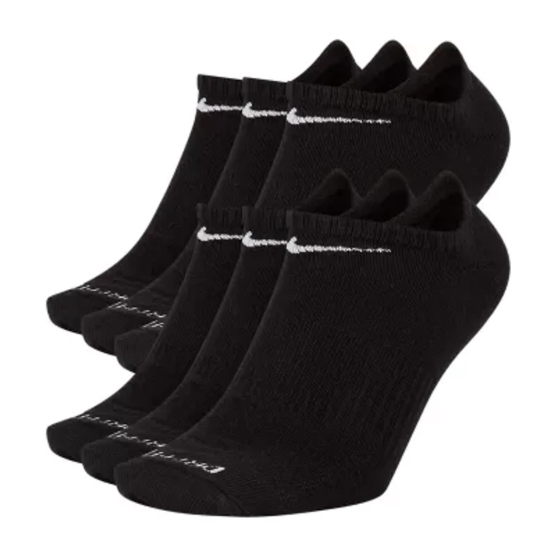 Nike Everyday Plus Lightweight Unisex Adult Multi-Pack 6 Pair No Show Socks