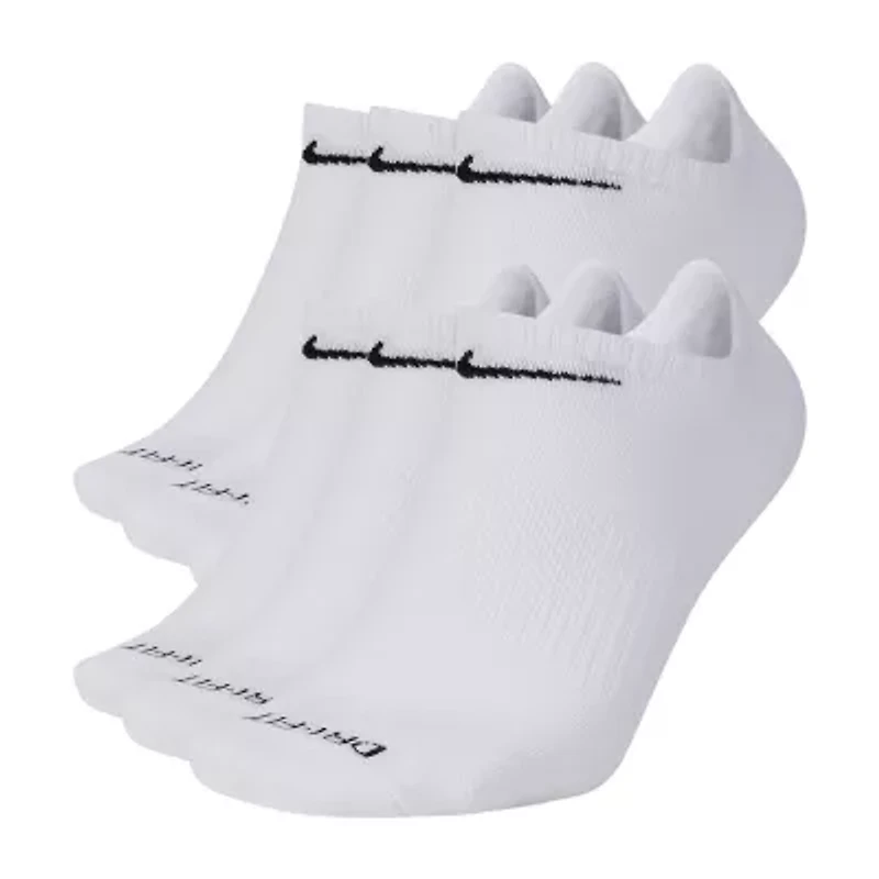 Nike Everyday Plus Lightweight Unisex Adult Multi-Pack 6 Pair No Show Socks
