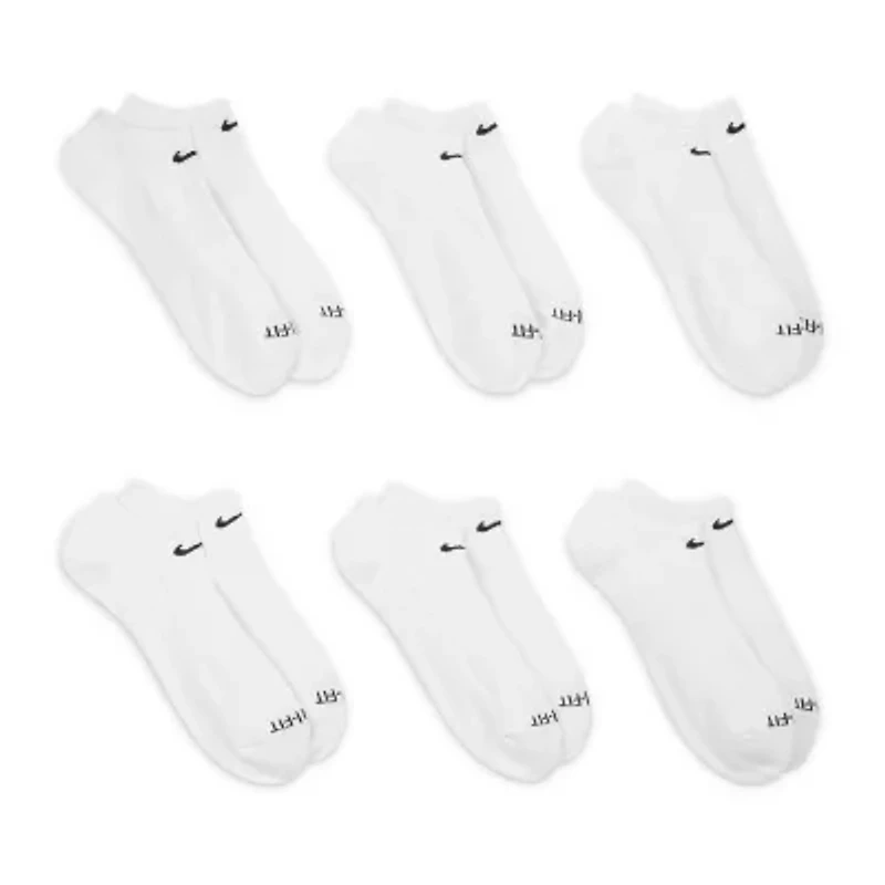 Nike Everyday Plus Lightweight Unisex Adult Multi-Pack 6 Pair No Show Socks