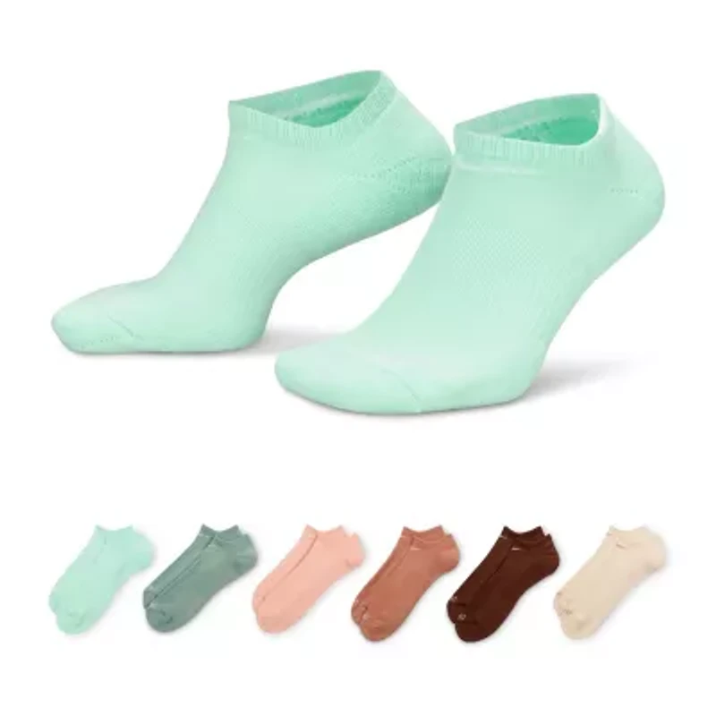 Nike Everyday Plus Cushioned 6 Pair No Show Socks Unisex Adult