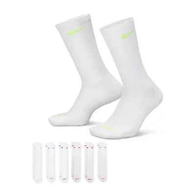 Nike Everyday Plus Cushioned Unisex Adult 6 Pair Crew Socks