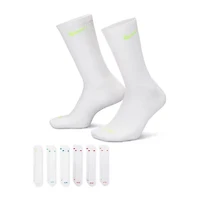 Nike Everyday Plus Cushioned Unisex Adult 6 Pair Crew Socks