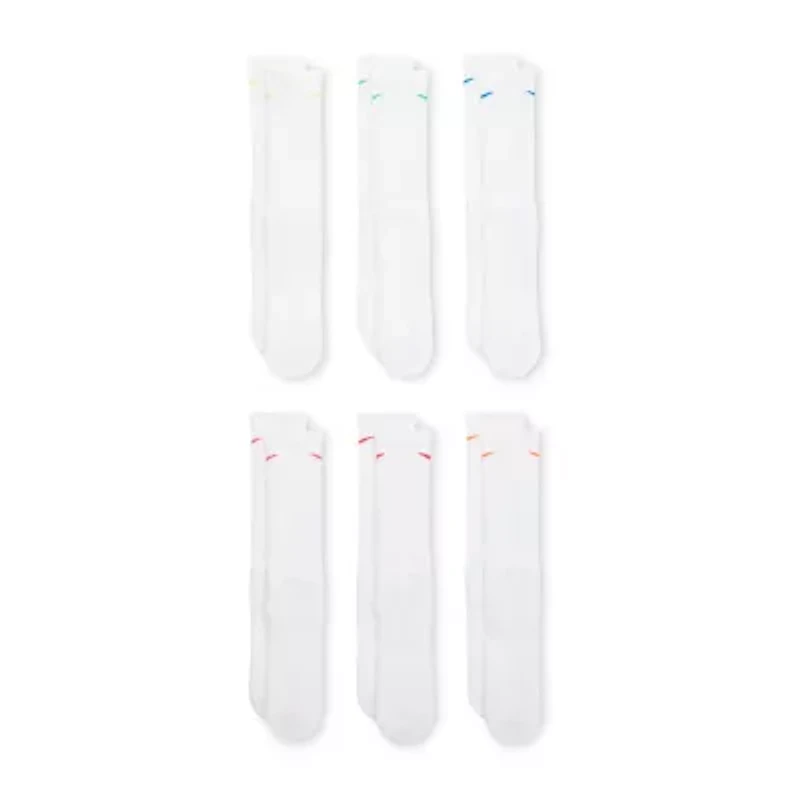 Nike Everyday Plus Cushioned Unisex Adult 6 Pair Crew Socks