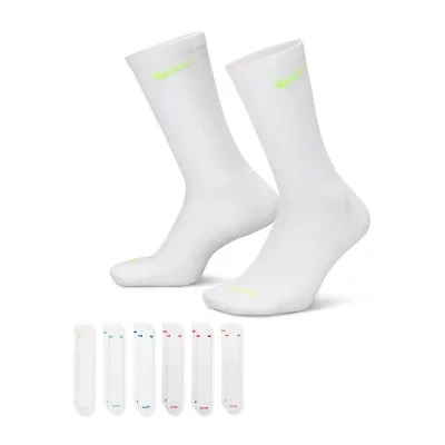 Nike Everyday Plus Cushioned Unisex Adult 6 Pair Crew Socks