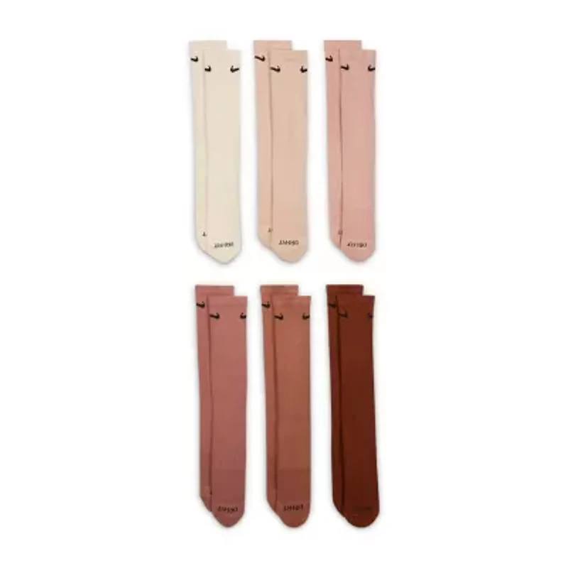 Nike Everyday Plus Cushioned Unisex Adult 6 Pair Crew Socks