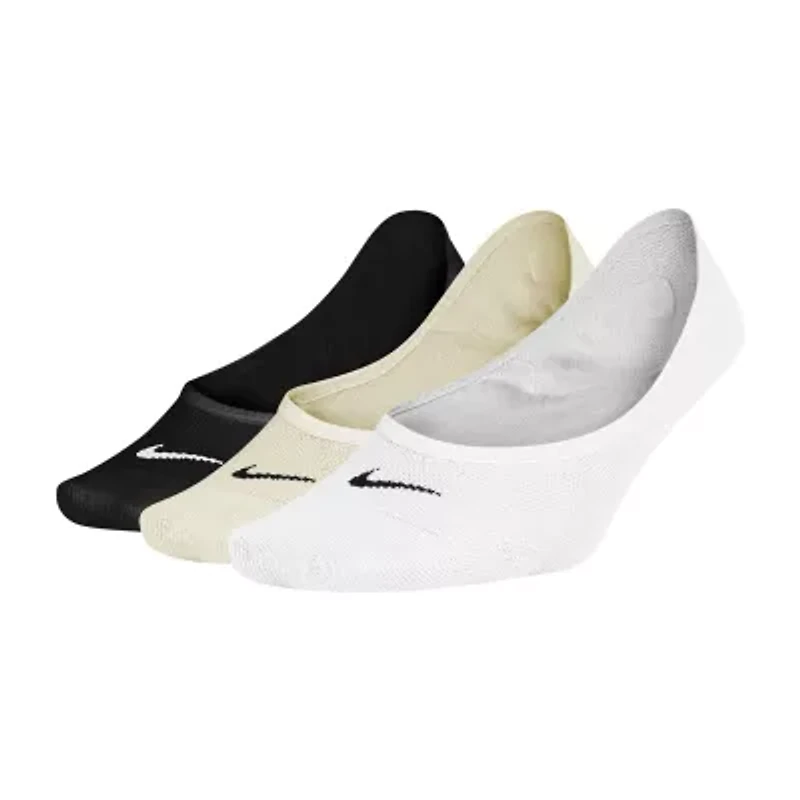 Nike Everyday Lightweight Womens Breathable Multi-Pack 3 Pair Liner Socks