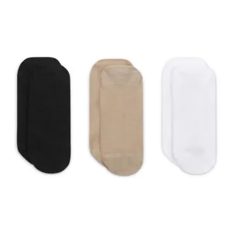 Nike Everyday Lightweight Womens Breathable Multi-Pack 3 Pair Liner Socks