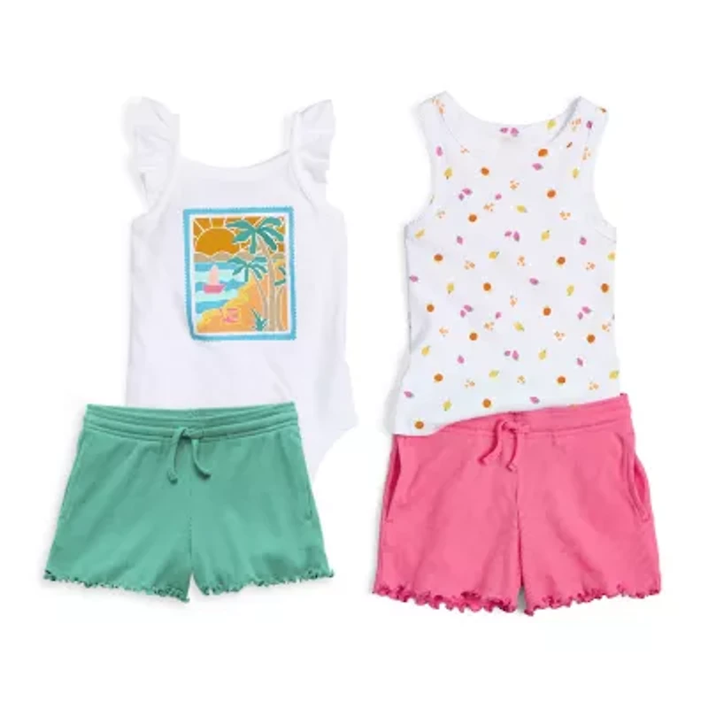 Okie Dokie Toddler & Little Girls Pull-On Short