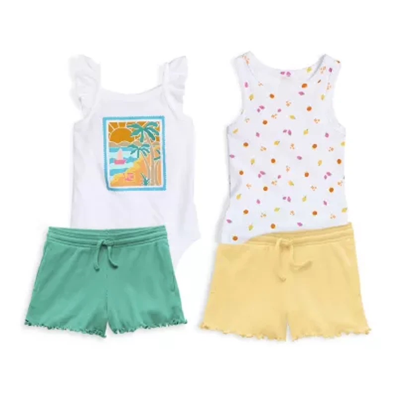 Okie Dokie Toddler & Little Girls Pull-On Short