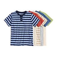 Thereabouts Little & Big Boys Short Sleeve Henley Shirt