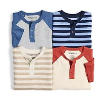 Thereabouts Little & Big Boys Short Sleeve Henley Shirt