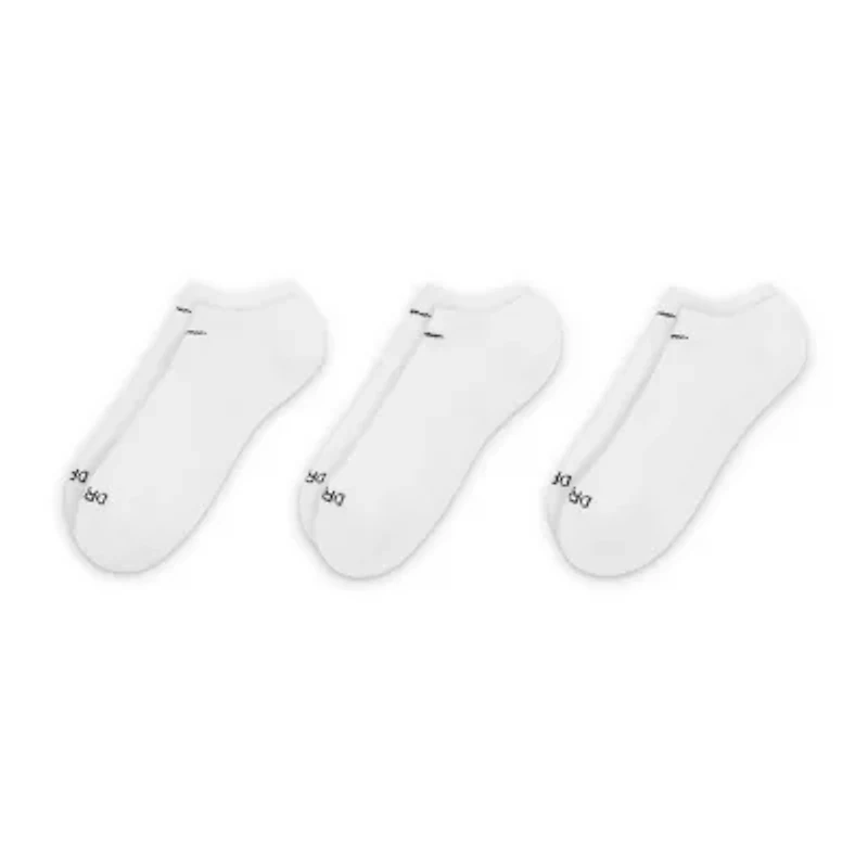 Nike Everyday Plus Cushioned Unisex Adult Multi-Pack 3 Pair No Show Socks