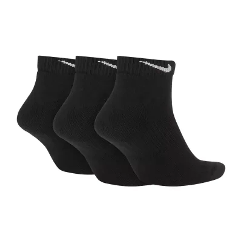 Nike Everday Plus Cushioned Unisex Adult Breathable Multi-Pack 3 Pair Low Cut Socks