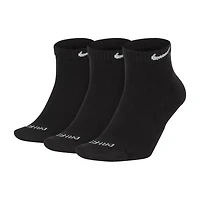 Nike Everday Plus Cushioned Unisex Adult Breathable Multi-Pack 3 Pair Low Cut Socks