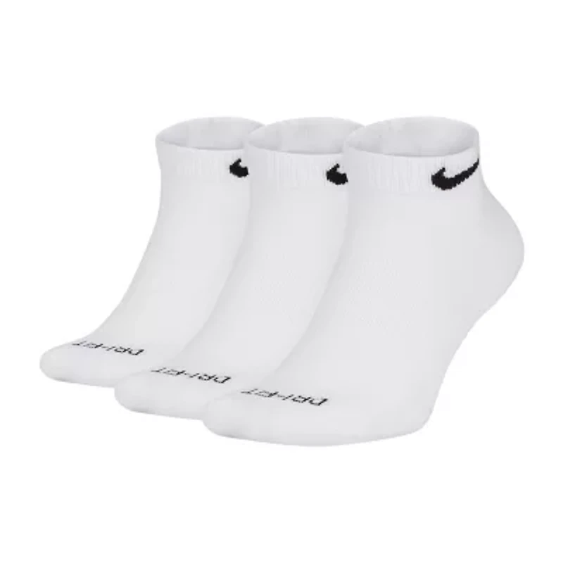 Nike Everday Plus Cushioned Unisex Adult Breathable Multi-Pack 3 Pair Low Cut Socks