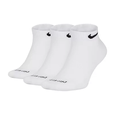Nike Everday Plus Cushioned Unisex Adult Breathable Multi-Pack 3 Pair Low Cut Socks