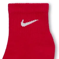 Nike Everyday Plus Cushioned Unisex Adult Breathable Multi-Pack Pair Quarter Ankle Socks