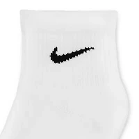 Nike Everyday Plus Cushioned Unisex Adult Breathable Multi-Pack Pair Quarter Ankle Socks