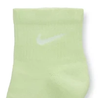 Nike Everyday Plus Cushioned Unisex Adult Breathable Multi-Pack Pair Quarter Ankle Socks